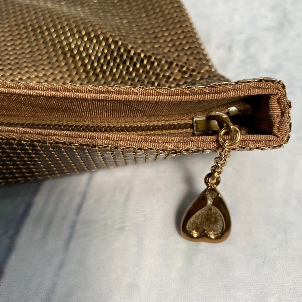 Gold Mesh Wristlet Clutch - Picture 4 of 4